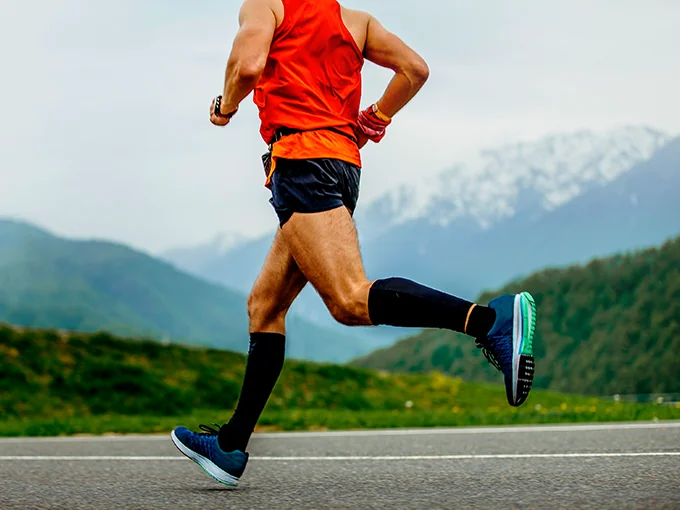 Meias de compressão na atividade física
